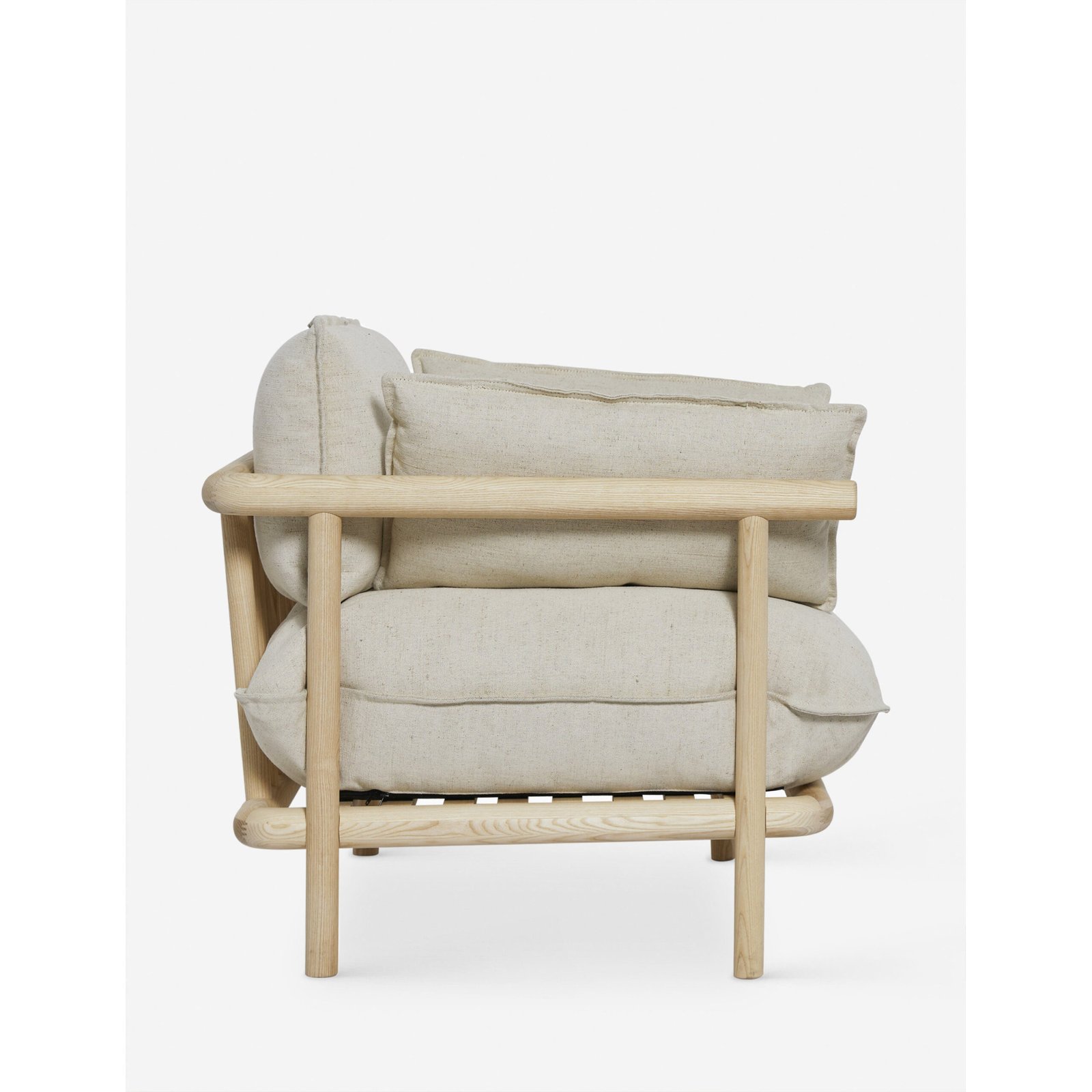 Accent Chair Natural Color with Cushion Accent Chair Natural Color with Cushion