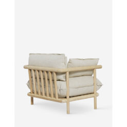 Accent Chair Natural Color with Cushion