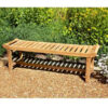 Garden Bench Natural Color without Backrest
