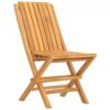 Teak Folding chair garden vertical Slat Alabama