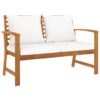 Wooden Teak Sofa Outdoor 3 Seater Natural Color