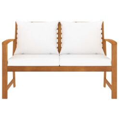 Wooden Teak Sofa Outdoor 3 Seater Natural Color