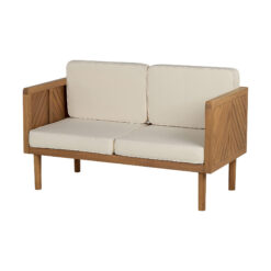 Outdoor Wooden Sofa Set Natural Color Slovakia