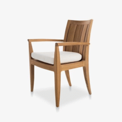 Made by Teak Wood Dining Chair Solid Backrests