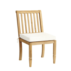 Wooden Teak Dining Chair with Cushion