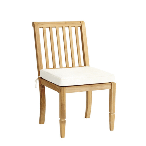Wooden Teak Dining Chair with Cushion
