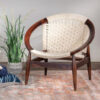 Round Woven Patio Lounge Chair