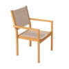 Outdoor Canvas Chair Natural Color
