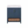 Blue Painted Bath Vanities Wood Small Size Blue Painted Bath Vanities Wood Small Size