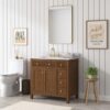 Brown Bath Vanities Hollands with Several Drawers