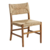 Wooden Dining Chair Outdoor Woven Rope