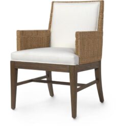 Arm chair accent solid wood with Rope Luxury hotel furniture