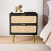 Atlantic Hamburg Nightstand with 2 Drawers
