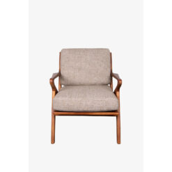 Solid Wood Dining Chair with Cushion