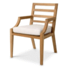 Teak Arm Chair Garden with Cushion