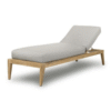 Teak Sun Lounger Simple Natural Bahama Teak Sun Lounger Simple Natural Bahama