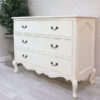 White Dresser French Style 3 Drawers