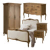 Wooden Furniture Bedroom Set Natural Color