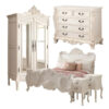 Wooden Furniture White Bedroom Set