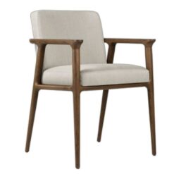 Modern Dining Chair Antique Color with Cushion