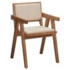 Solid Teak Wood Ancient Dining Chair Natural Color Solid Teak Wood Ancient Dining Chair Natural Color