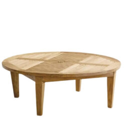 Teak Round Dining Table Natural Color