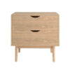 Natural Color Nightstand 2 Drawers Natural Color Natural Color Nightstand 2 Drawers Natural Color