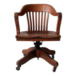 Classic Wooden Office Chair with Timeless Vintage Design
