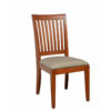 Solid Dining Chair High Backrest Natural Color