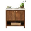 Modern Teak Wood Cabinet With 2 Doors and Single Drawer Modern Teak Wood Cabinet With 2 Doors and Single Drawer