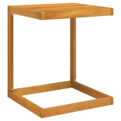 Letter C Coffee Side Table Natural Color