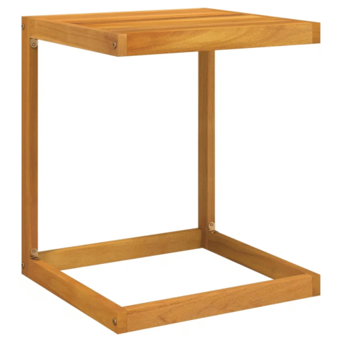 Letter C Coffee Side Table Natural Color