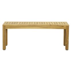 Crown Point Dining Table Set with Dining Bench Natural Color