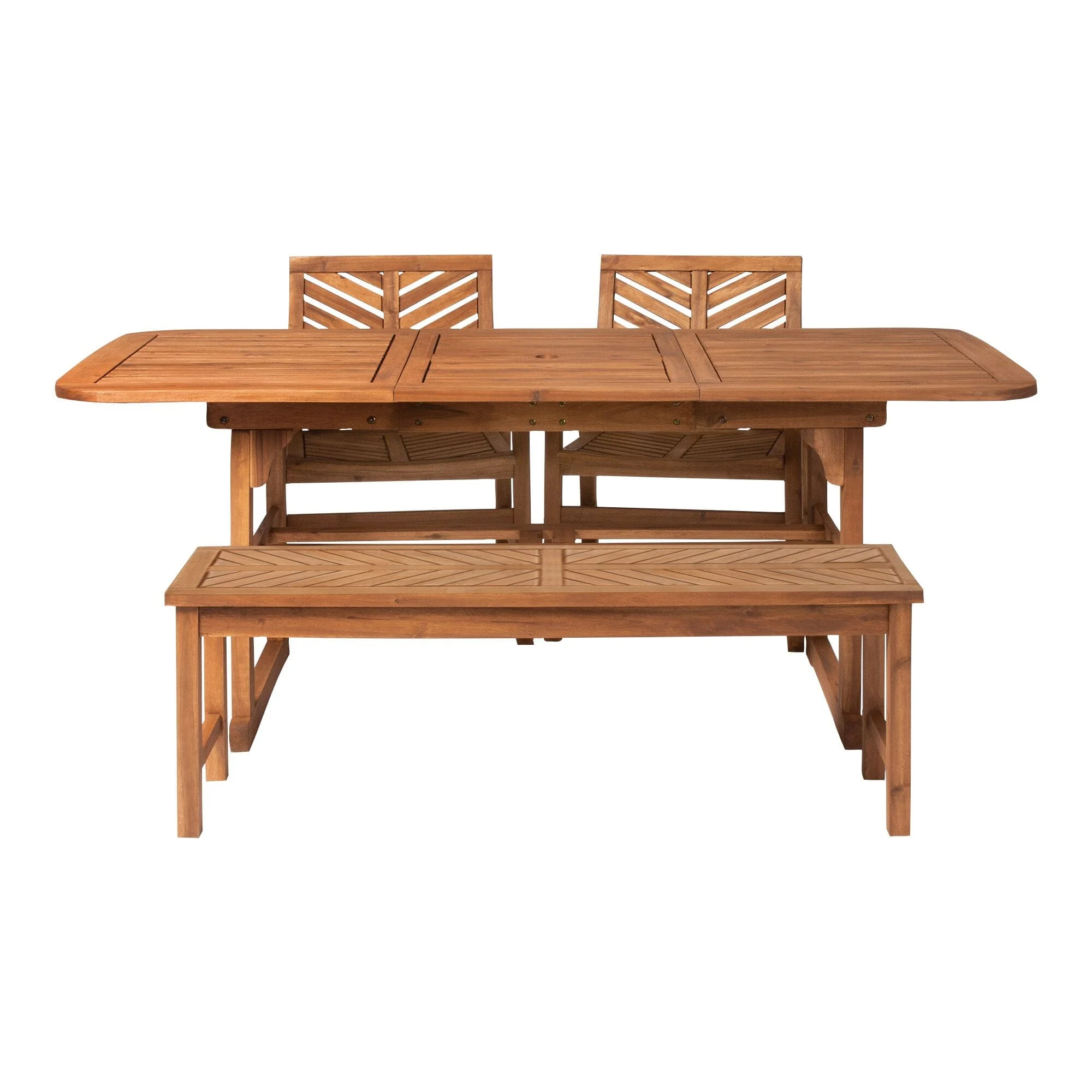Wooden Natural Color Dining Table Set Chair with Bench Wooden Natural Color Dining Table Set Chair with Bench
