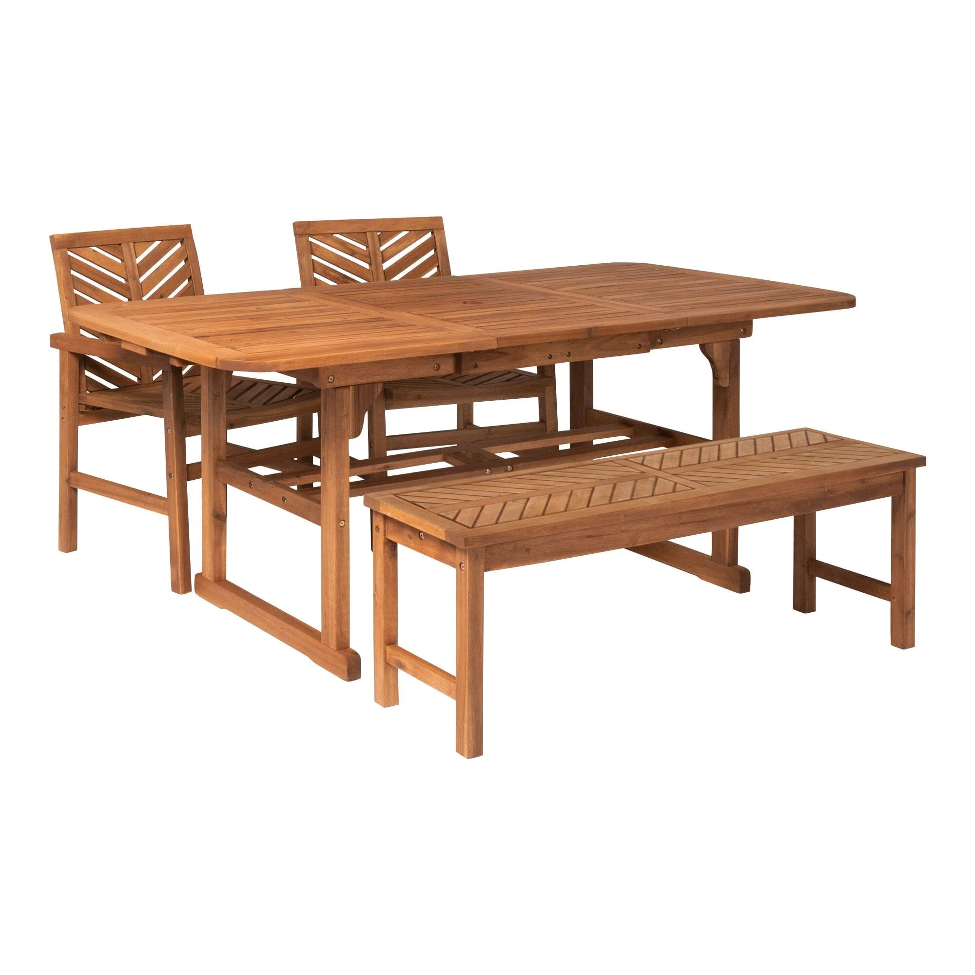 Wooden Natural Color Dining Table Set Chair with Bench Wooden Natural Color Dining Table Set Chair with Bench