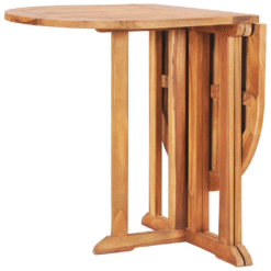 Natural Color Folding Oval Dining Table