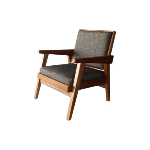 Lounge Chair Single Seater Darker Natural Finishing Color
