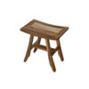 Wooden Shower Bench Natural Color