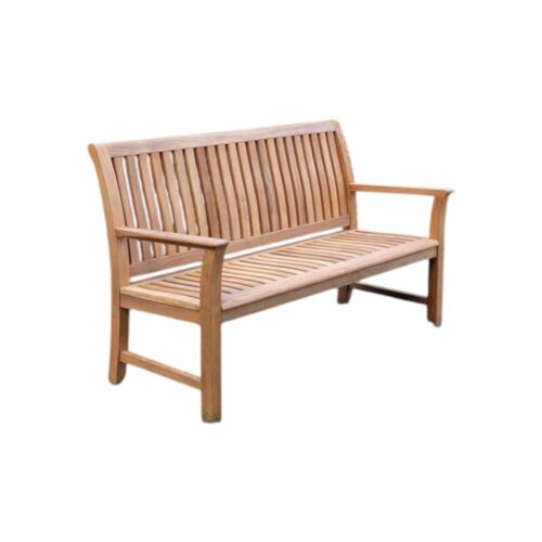 Outdoor Bench Natural Color 3 Seater