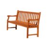 Garden Bench Natural Color 2 Seater