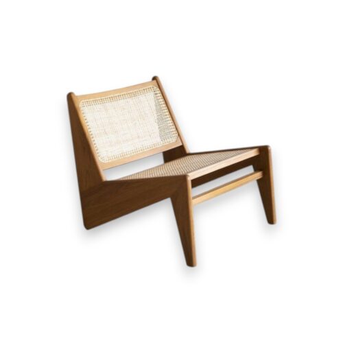 Outdoor Simple Lounge Chair Woven Rattan Seater and Backrest