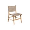 Handcrafted Wooden Chair with Woven Seat and Backrest