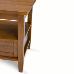 Vintage-Inspired Solid Wood Accent Table
