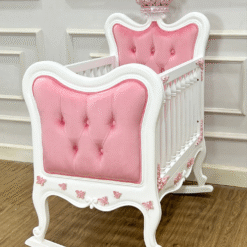 Orla Cradle Pink Upholstered