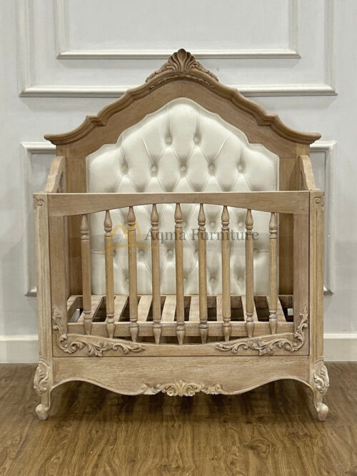 Aurora Mini Cot Wood Edition