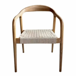 Solid Teak Curv...