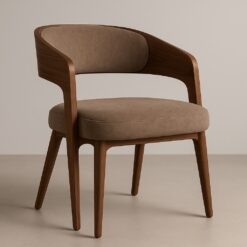 Walnut Curved Back Dining Chair Walnut Curved Back Dining Chair