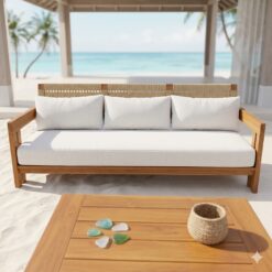 3 seater teak sofa Hungary
